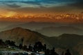 Chaukhamba sunset, Garhwal Himalayas, India Royalty Free Stock Photo