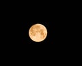 Orange super full moon shot