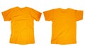 Orange T-Shirt Template