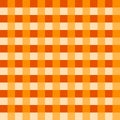Orange tablecloth Vector. Traditional tablecloth pattern Vector. Orange color square pattern Royalty Free Stock Photo
