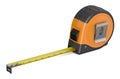 Orange tape measure