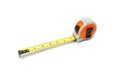 Tape Measure on White Background. Royalty Free Stock Photo