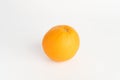 Orange tasty organic fruit on white background