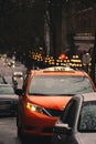 ORANGE TAXI in Gastown, Vancouver