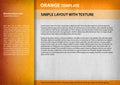 Orange template