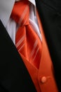 Orange Tie Tux Royalty Free Stock Photo