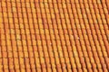 Orange tile roof pattern Royalty Free Stock Photo