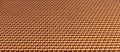 Orange tile roof texture or background at sunny day Royalty Free Stock Photo