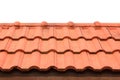 Orange tile roofs