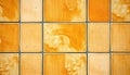 Orange tile texture, warm and ceramic surface, Stock Photo, Generative AI Royalty Free Stock Photo