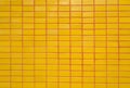 Orange tile wall Royalty Free Stock Photo