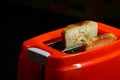 Orange Toaster Toast kitchen Royalty Free Stock Photo