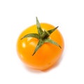 Orange tomato isolated on white background Royalty Free Stock Photo