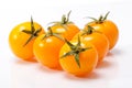 Orange tomato isolated on white background Royalty Free Stock Photo