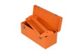 Orange tool box Royalty Free Stock Photo