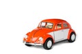 Orange toy car Royalty Free Stock Photo