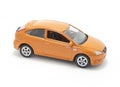 Orange toy car Royalty Free Stock Photo