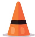 orange traffic cone object