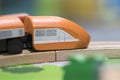 Orange train Wooden toy - Toys for kids Play set Educational toy