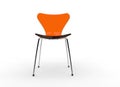 Orange Transparent Chair