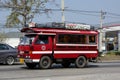 Orange truck taxi chiangmai