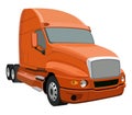 Orange truck