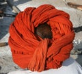 Orange turban