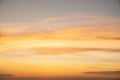 Orange Twilight  Sunset Sky Royalty Free Stock Photo