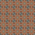 Orange universal vector seamless patterns, tiling. Geometric ornaments.