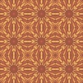 Orange universal vector seamless patterns, tiling. Geometric ornaments.