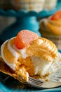 Orange Vanilla Bean Swirled Cupcakes