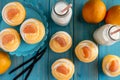 Orange Vanilla Bean Swirled Cupcakes