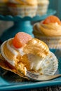 Orange Vanilla Bean Swirled Cupcakes