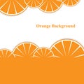 Orange vector background