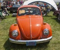 1971 Orange VW Beetle Front View
