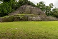 Jaguar Temple at Lamanai Archaeological Reserve, Orange Walk, Belize, Central America Royalty Free Stock Photo