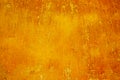 Orange wall old putty. Background with copy space