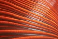 Orange wall texture, abstract pattern, wave wavy modern, geometric overlap layer background. Royalty Free Stock Photo