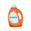 Orange washing bleach bottle.