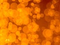 Orange water abstract splashes bokeh