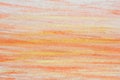 Orange watercolor crayon drawing background texture Royalty Free Stock Photo
