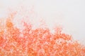 Orange watercolor painted background texture Royalty Free Stock Photo