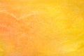 Orange watercolor painted background texture Royalty Free Stock Photo