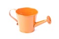 Orange watering can Royalty Free Stock Photo