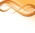 Orange waves background Royalty Free Stock Photo