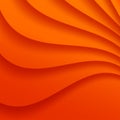 Orange Wavy background.