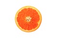 Orange on the white background