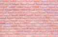 Orange and white brick wall texture background. Brickwork and stonework flooring interior rock old pattern clean concrete grid Royalty Free Stock Photo