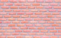 Orange and white brick wall texture background. Brickwork and stonework flooring interior rock old pattern clean concrete grid Royalty Free Stock Photo