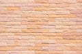 Orange and white brick wall texture background. Brickwork and stonework flooring interior rock old pattern clean concrete grid Royalty Free Stock Photo